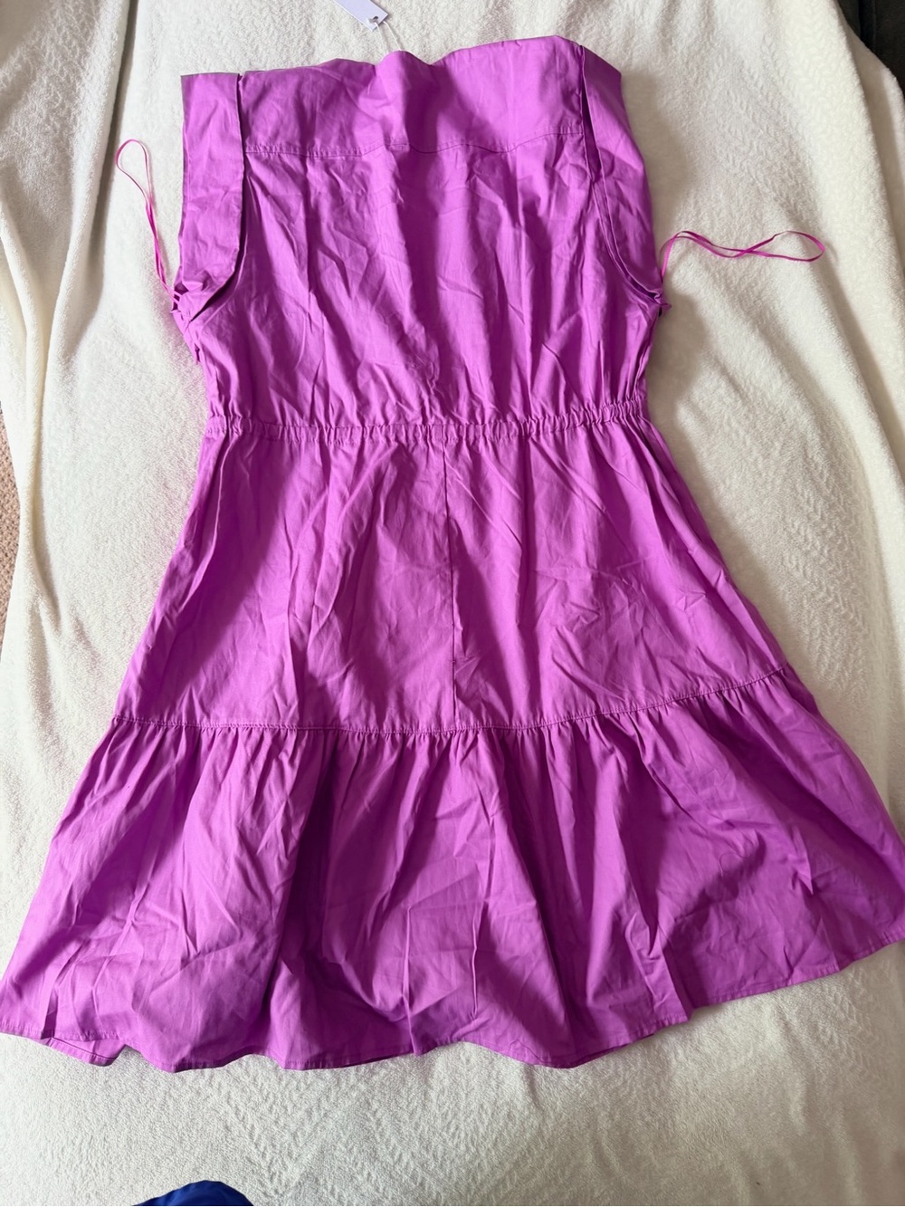 Steve Madden Women’s Magenta Sleeveless Tiered Mini Dress Size XL NWT - Picture 4 of 6